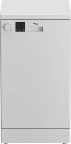 Lavastoviglie A Libera Installazione Beko DVS05024W Slim 10 Coperti Classe E (A85xL44,8xP60) Bianco Porgramma Mini