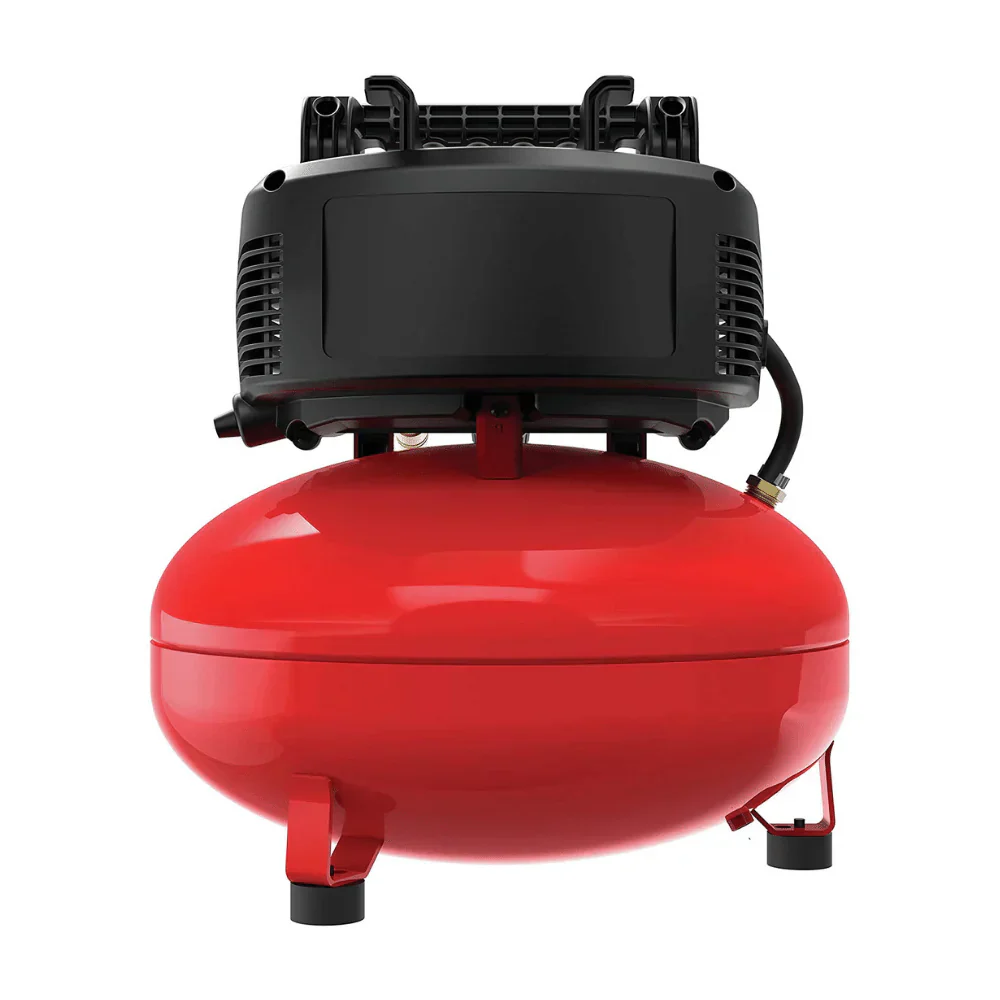 6 Gallon Pancake Air Compressor, Oil-Free, 150 PSI, Portable with Accessory Kit