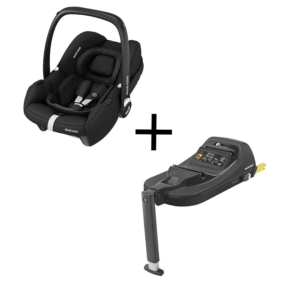 Maxi-Cosi CabrioFix i-Size Autostoel & i-Size Basis �C Essentieel Zwart