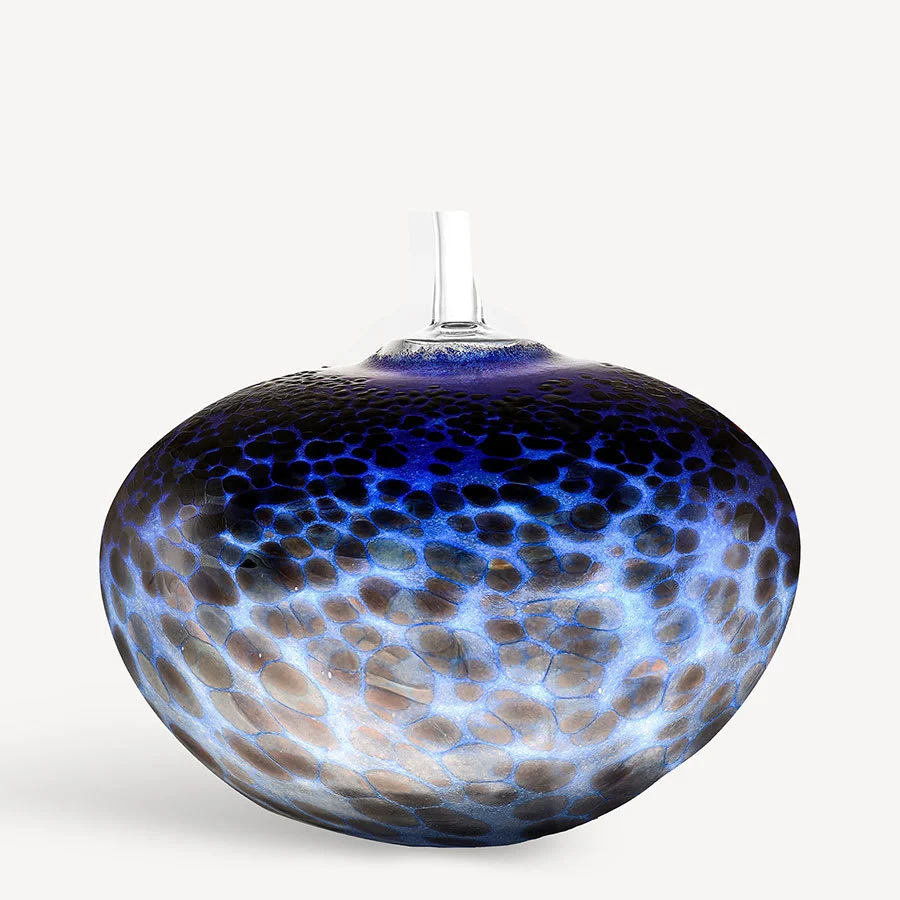 Beans Blue Glass Art