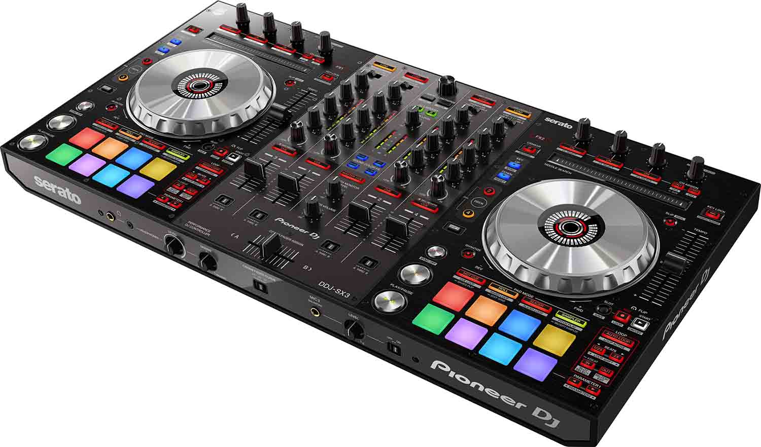2025 B-Stock: Pioneer DJ DDJ-SX3 4-Channel DJ Controller For Serato DJ Pro