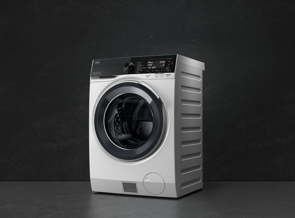 AEG L7WBA60680 Waschtrockner / DualSense - schonende Pflege / 8 kg Waschen / 5 kg Trocknen / D / energiesparend / Mengenautomatik / Nachlegefunktion / ProSteam - Auffrischfunktion / 1600 U/min Weiß