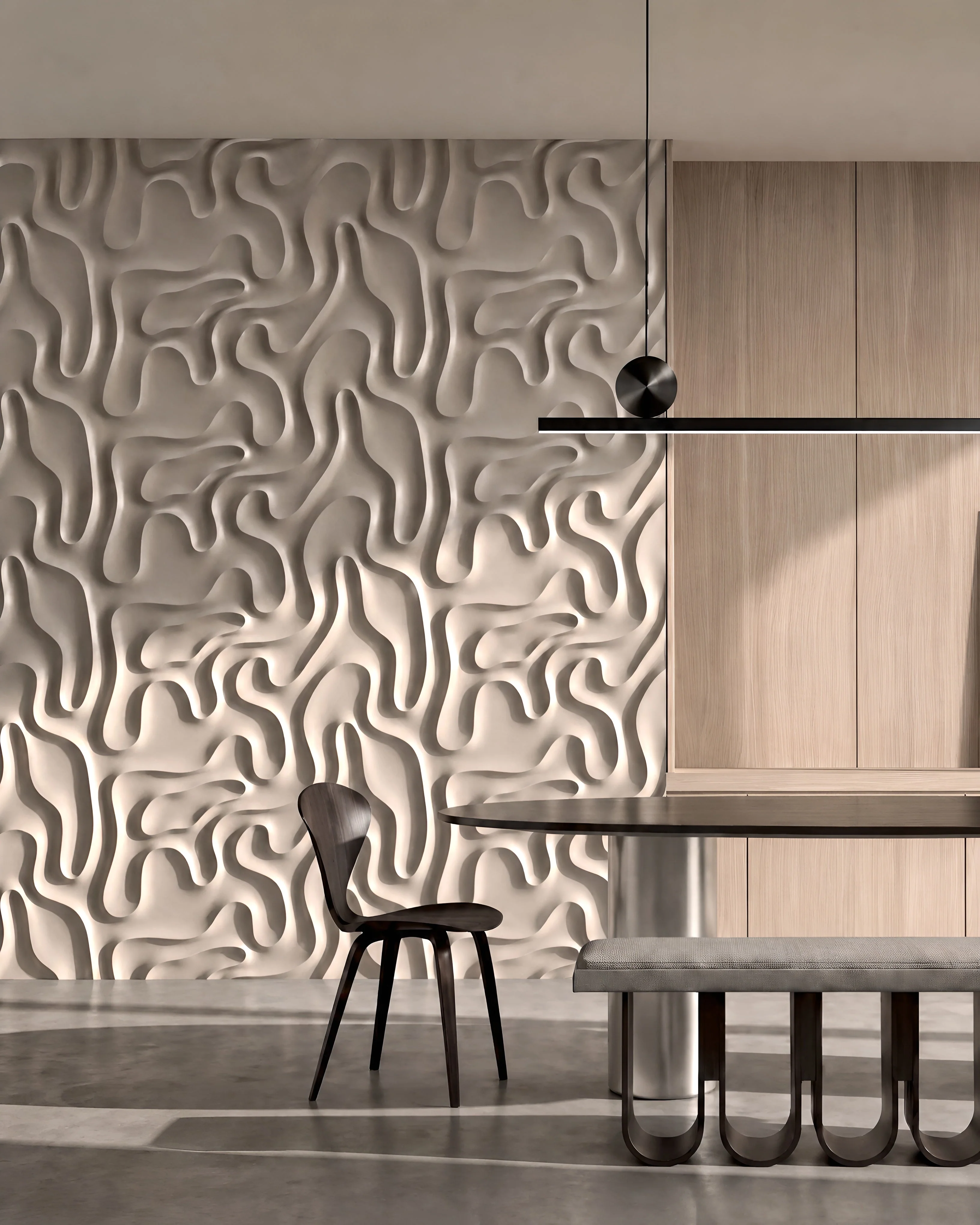 GYPSUM 3D WALL PANEL | MYSTIC 0136