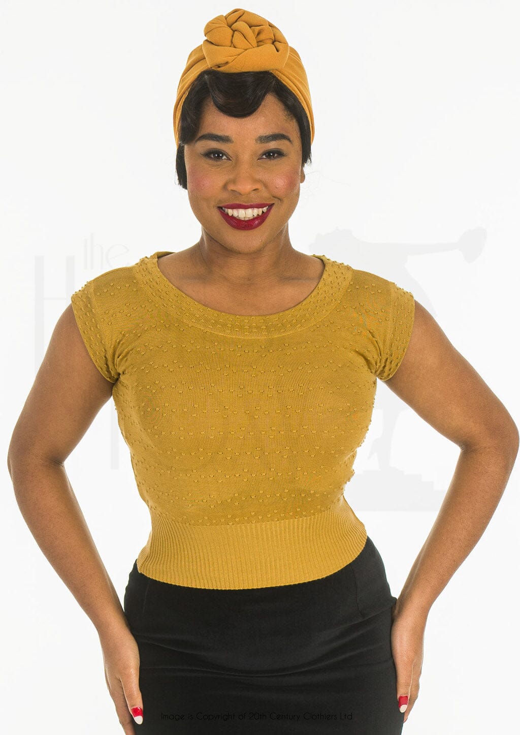 50s Scoop Neck Top