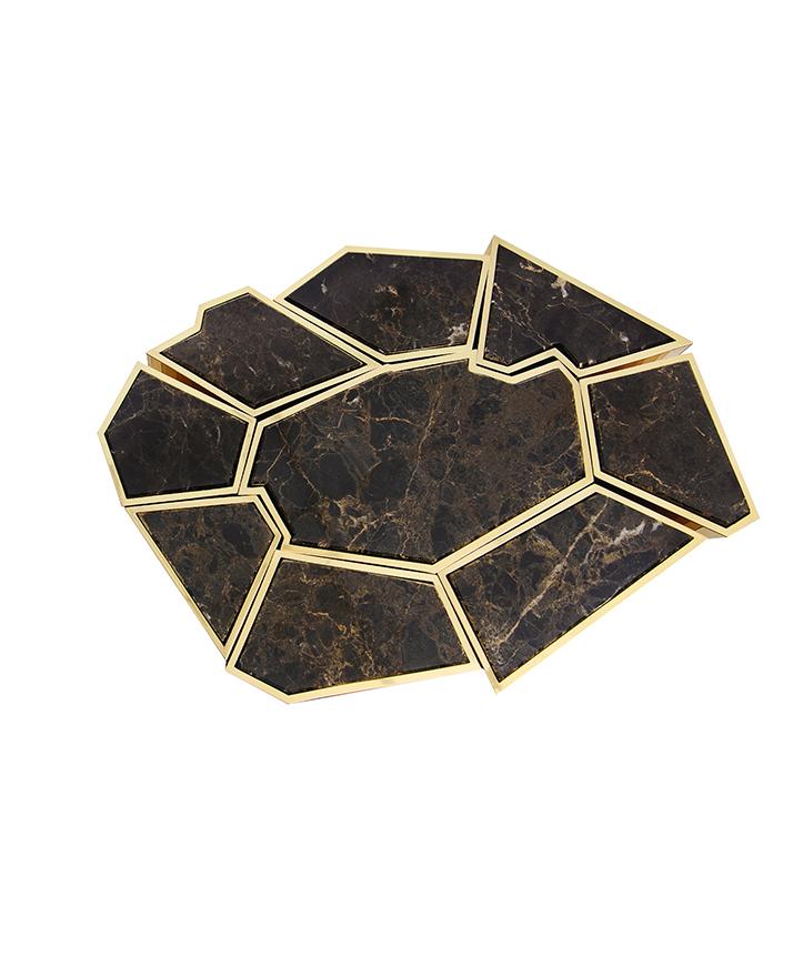 Crackle Side Table