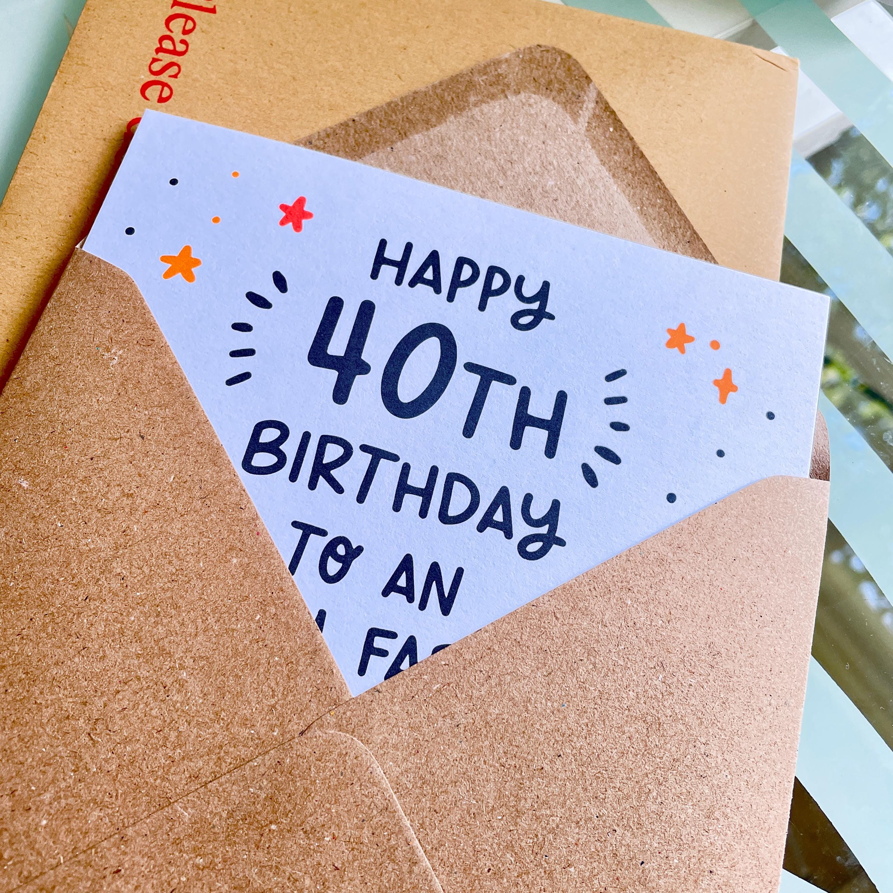Utterly Fabulous X 40th Birthday Card ? Personalised 40th Birthday Card ? Personalised Birthday Card 40th Birthday ?
