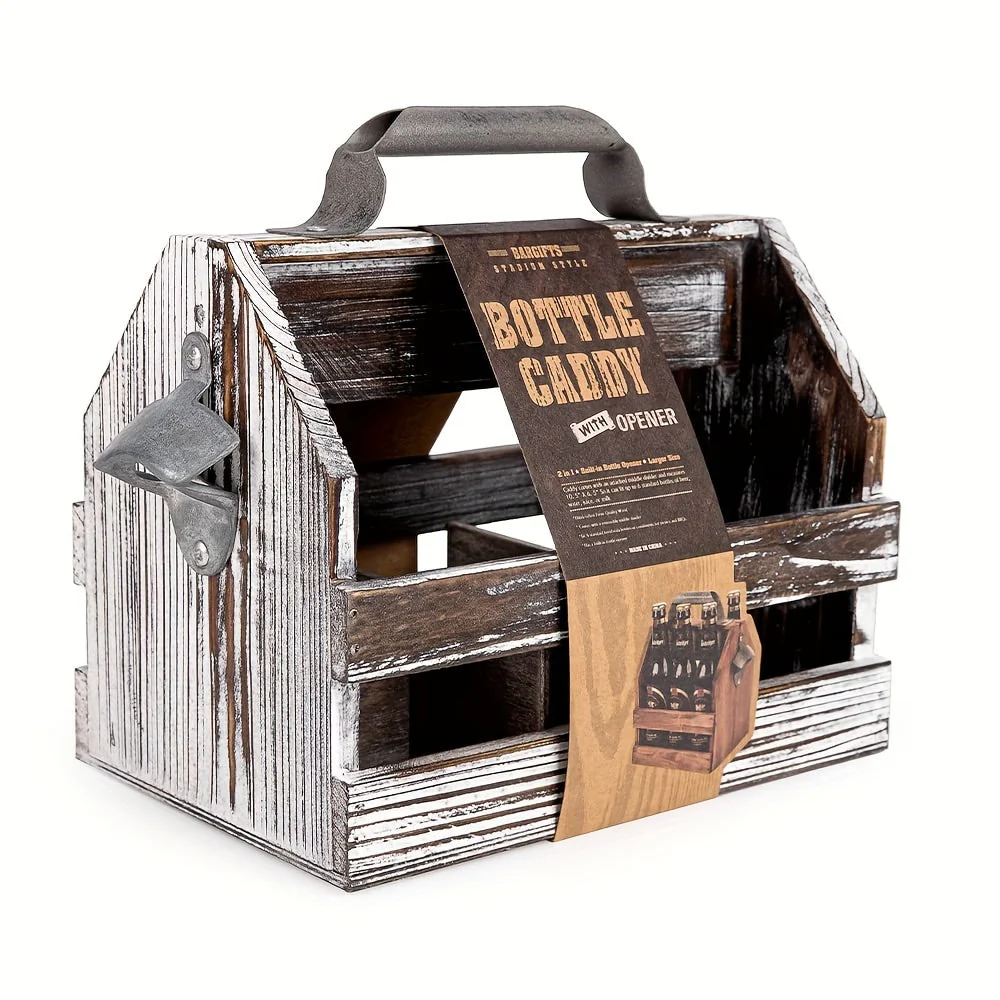 Vaderdagcadeau | Houten bierhouder | De ultieme metgezel voor barbecue en bier