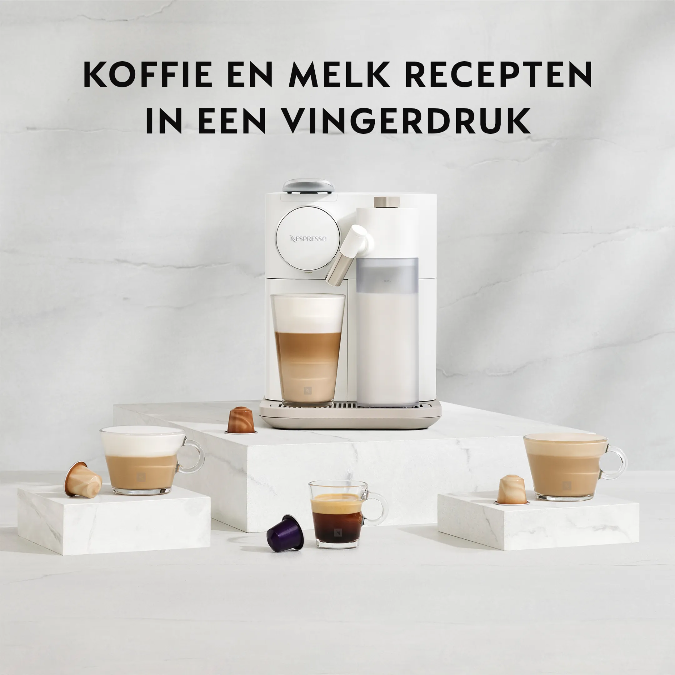 De'Longhi Nespresso Koffiemachine Gran Lattissima White