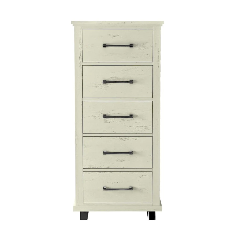 Farmhouse 4-Piece Bedroom Set - 2 Nightstand, 1 Chest and 1 Dresser