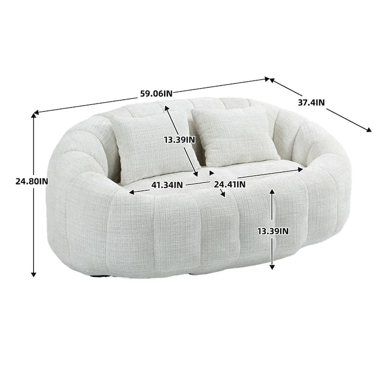 Adult Bean Bag Chair - Multi-Color Lazy Sofa