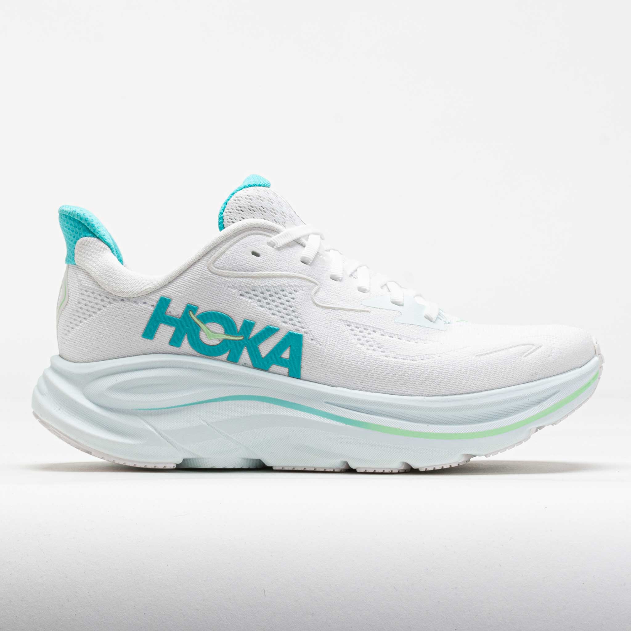 Clifton 10 Women's White/Cielo Blue