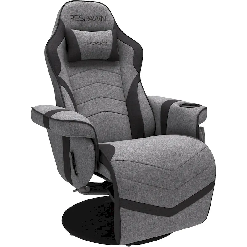 Gaming Recliner - Reclining Gaming Chair with Footrest