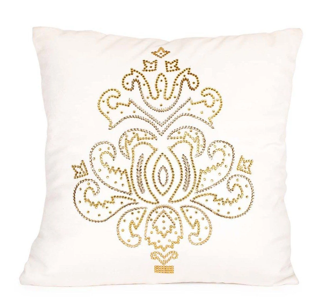 Imperial Crystal White Pillow