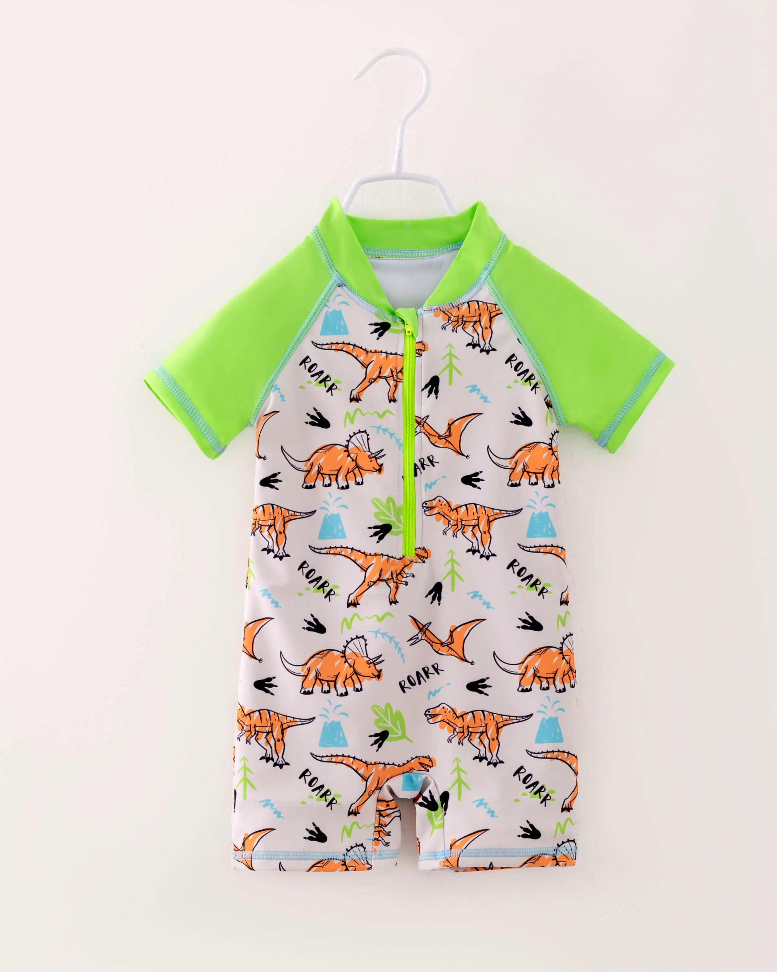 Green Dinosaur Boy Swimsuit
