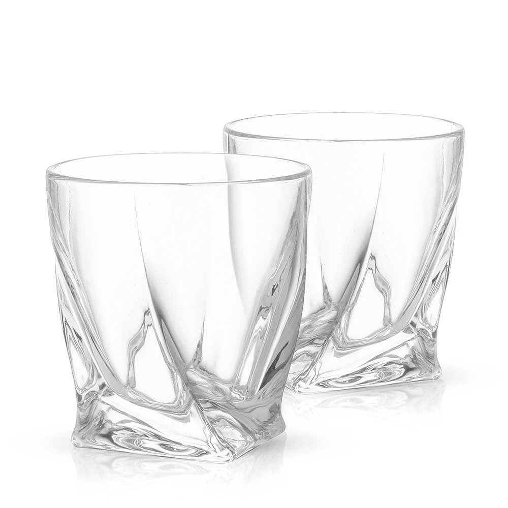 Atlas Crystal Whiskey Glasses