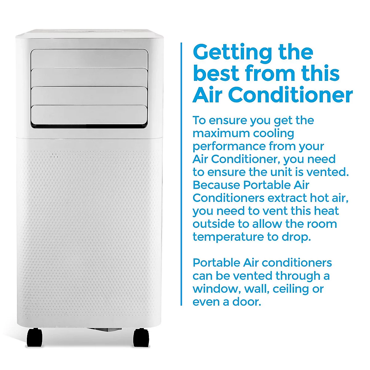 Igenix 9000 BTU Smart 3-in-1 Portable Air Conditioner