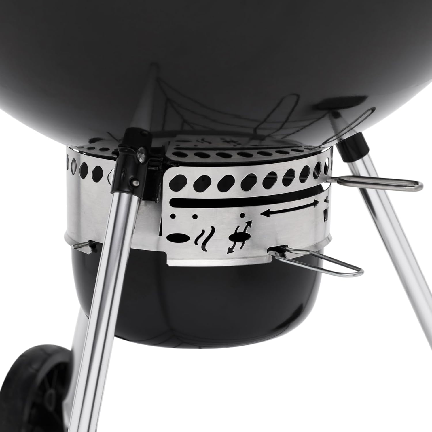 Weber Master-Touch Holzkohlegrill, 66 cm, Schwarz