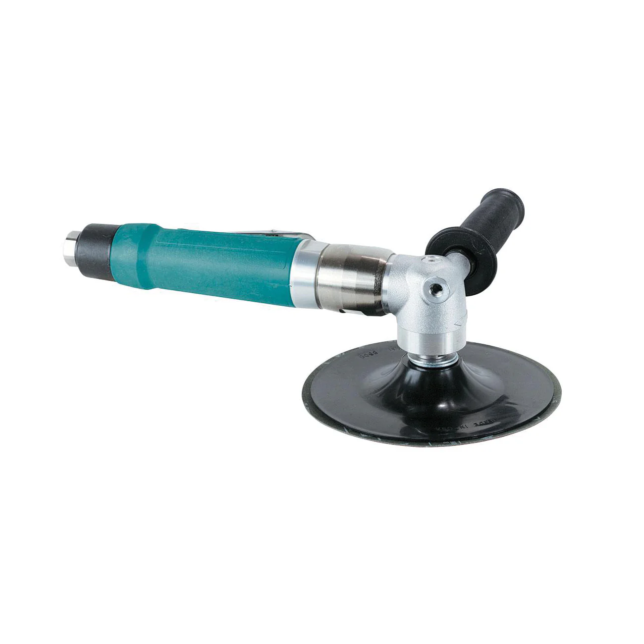 Dynabrade 52567  ~  7 Inch Diameter Right Angle Disc Sander 1 Hp 6000 Rpm Extended Rear Exhaust M14 X 2 Spindle Thread