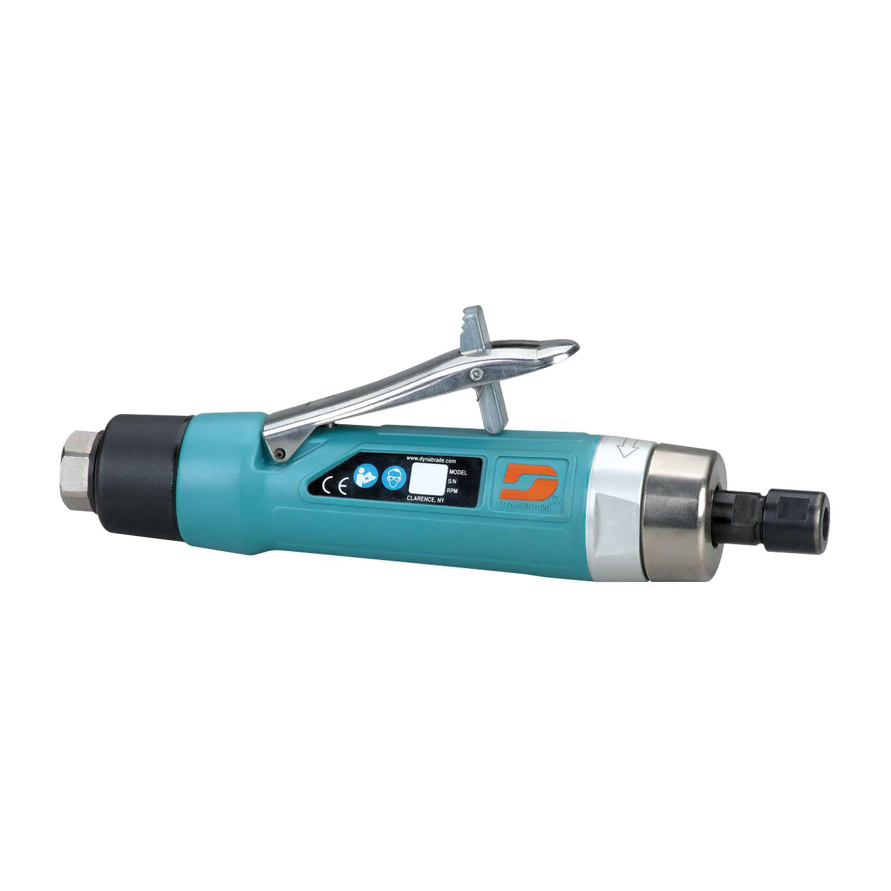 Dynabrade 52665  ~  1 Hp Straight-Line Die Grinder 9000 Rpm Gearless Rear Exhaust 1/4 Inch Collet