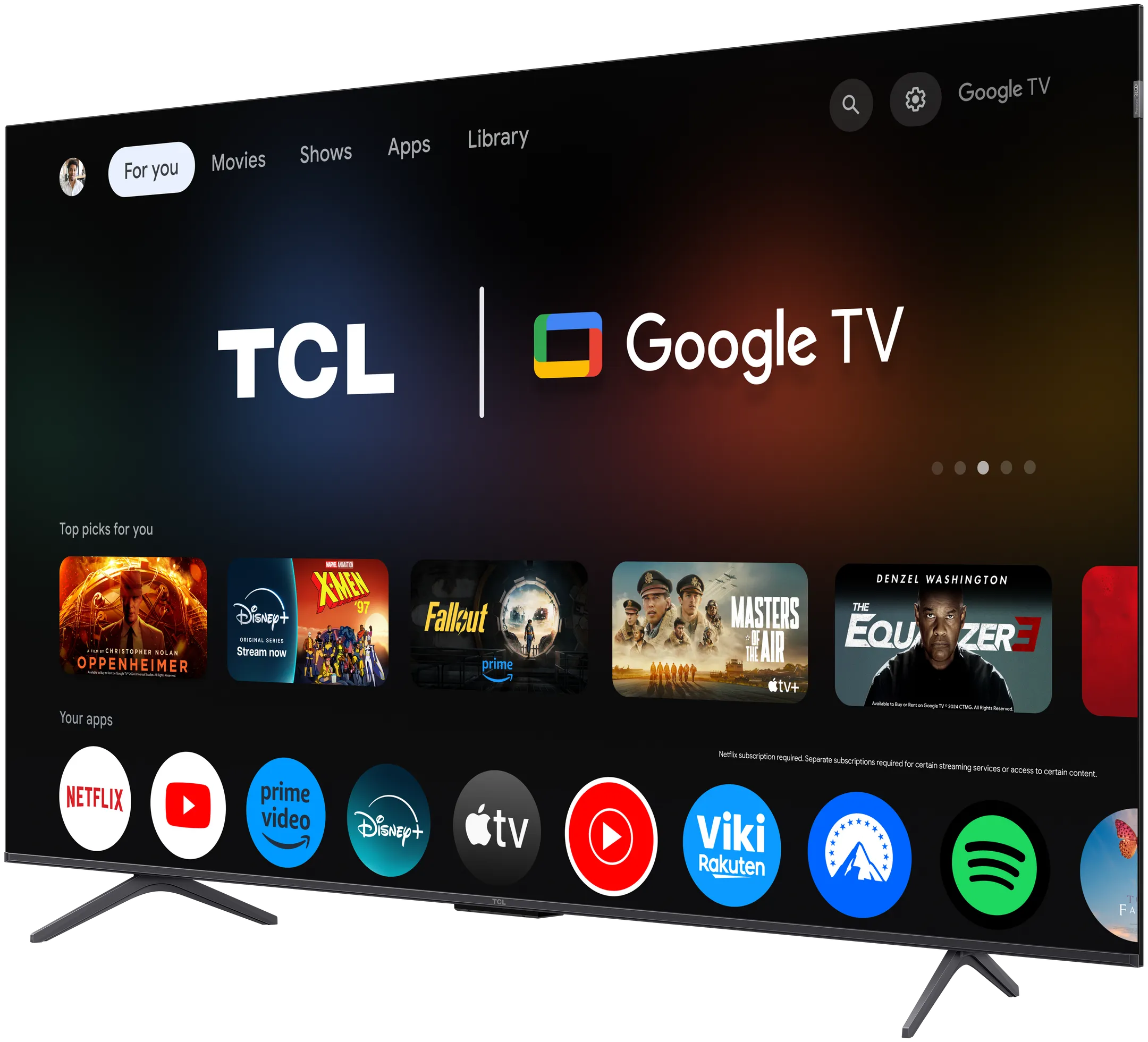 TCL TV 4K QLED 55QLED810K - 55 inch