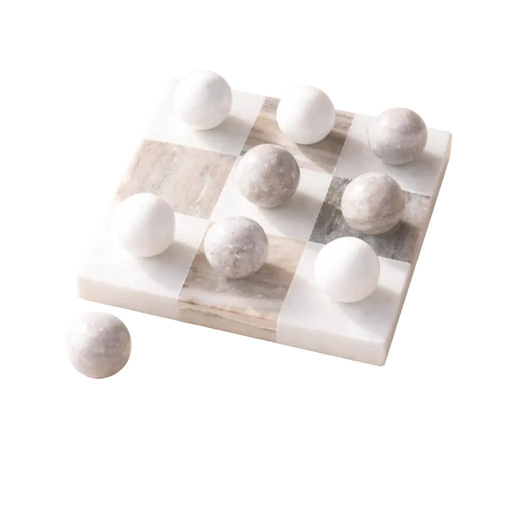 Marble Tic Tac Toe Game
