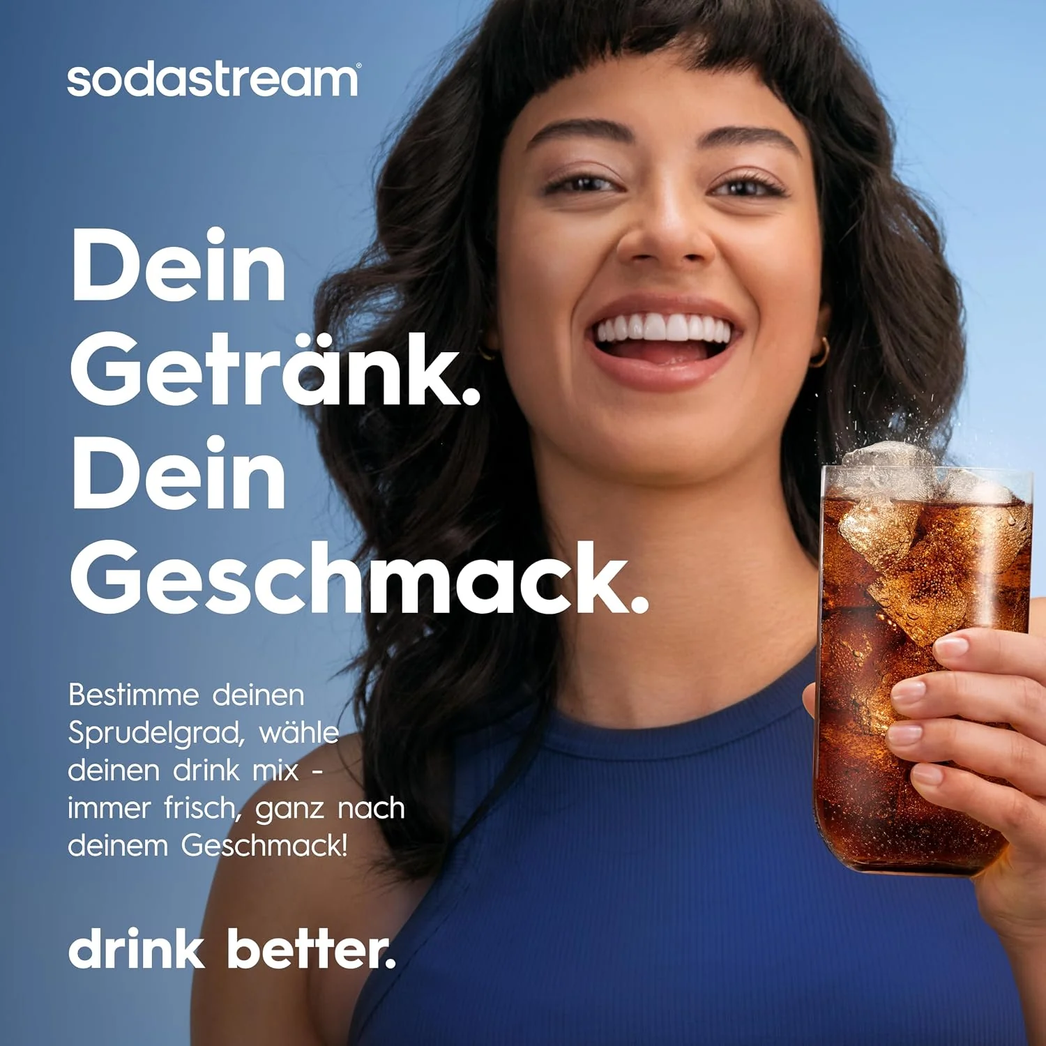 SodaStream DUO Wassersprudler – Quick Connect CO2, 2x Glasflasche & 2x Plastikflasche 1L, Titan/Schwarz
