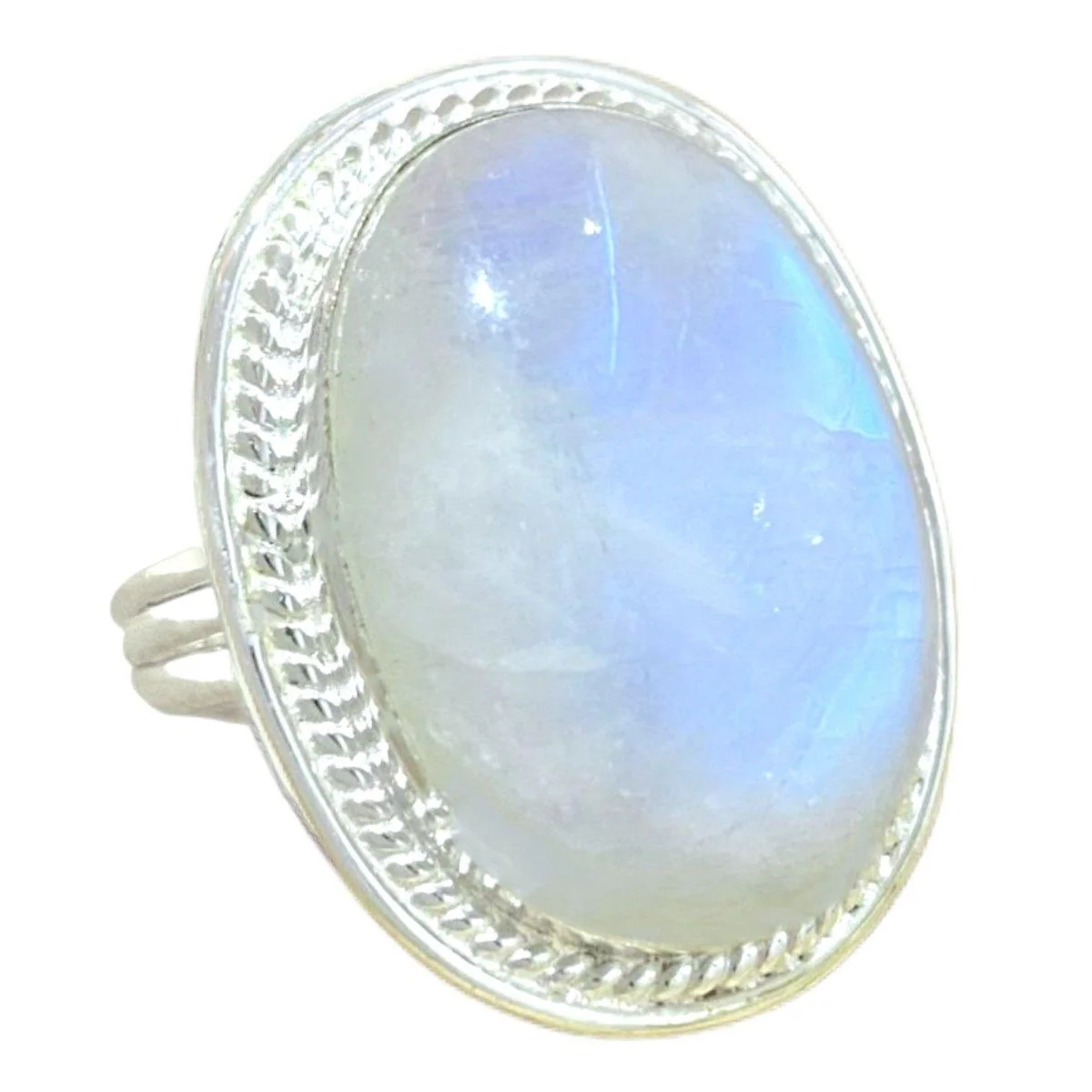 Gleaming Boho Statement Moonstone Ring - LBD
