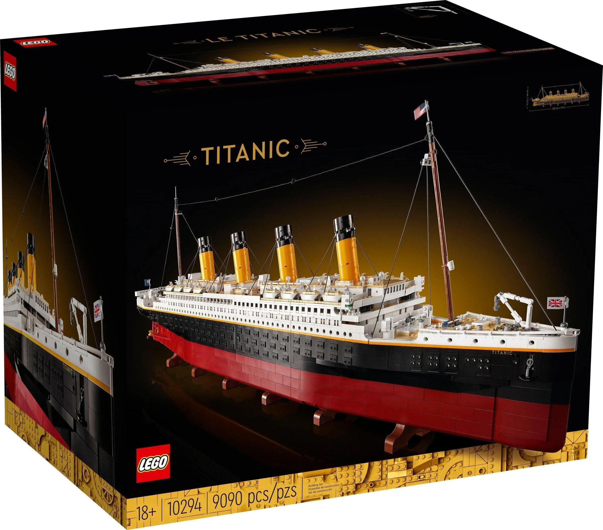 LEGO Creator Expert Il Titanic 10294 - Modello da Collezione Dettagliato