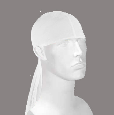White Du-Rag 12 PACK 6640