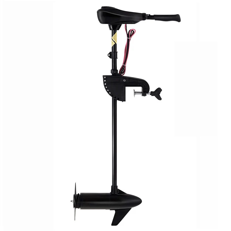 Electric Trolling Motor 8 Speed Boat Fishing Motor with Telescoping Handle, Transom Mount 36