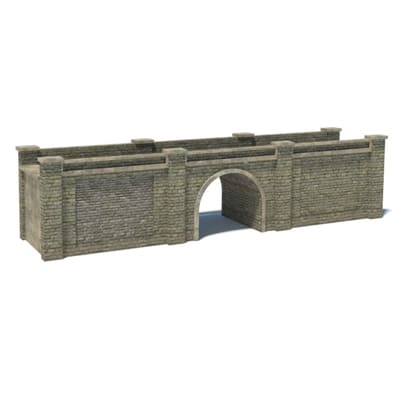 Arch Bridge (gray brick, center arch)