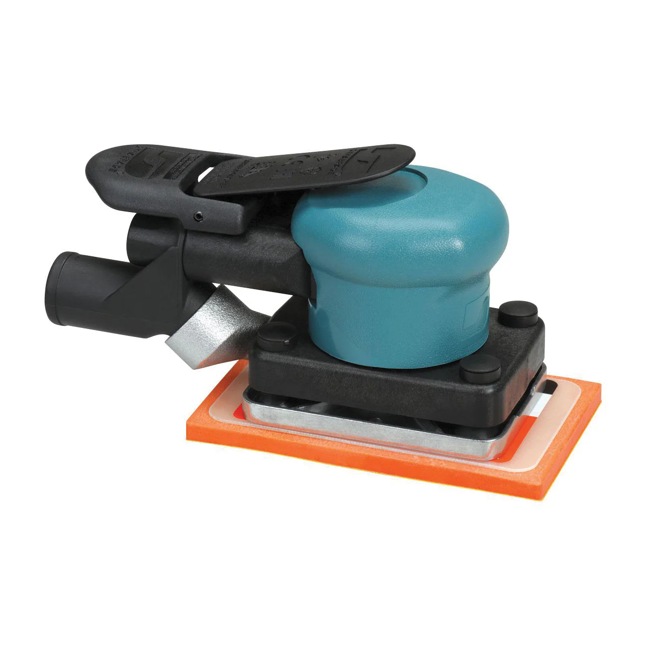 Dynabrade Dynabug 58509  ~  3X4-1/4 Dynabug II Orbital Sander Non-Vacuum .15 Hp 10000 Rpm 3/32 Inch Diameter Orbit Rear Exhaust