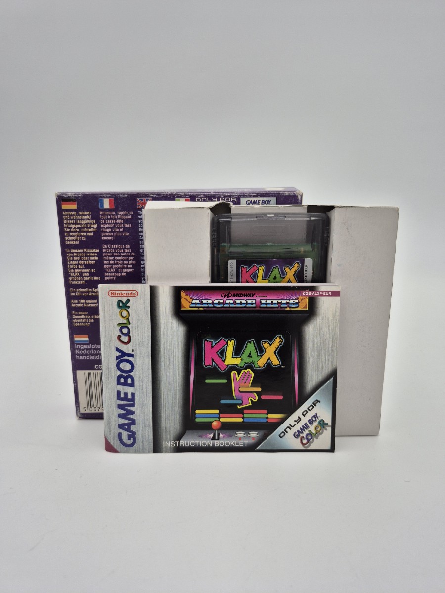 Arcade Hits Klax GBC Compleet