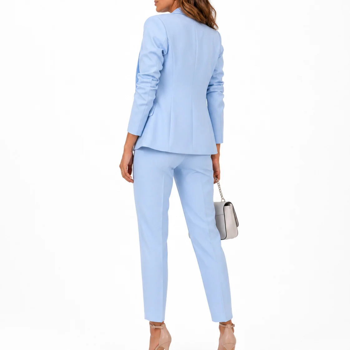 Women��s Tailored Two Piece Suit Set Structured Blazer and Trousers