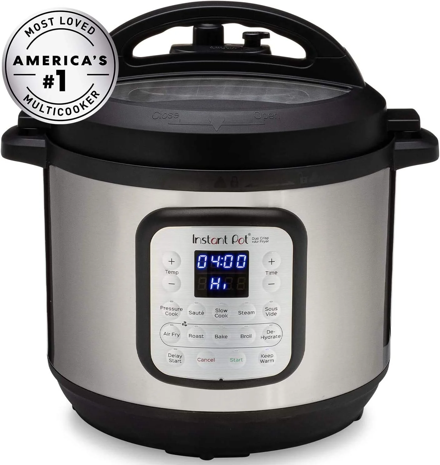 Instant Pot Duo 7-in-1 Electric Pressure Cooker, Slow Cooker, Rice Cooker, Steamer, Saut茅 Pan, Yogurt Maker, Warmer, and Sterilizer