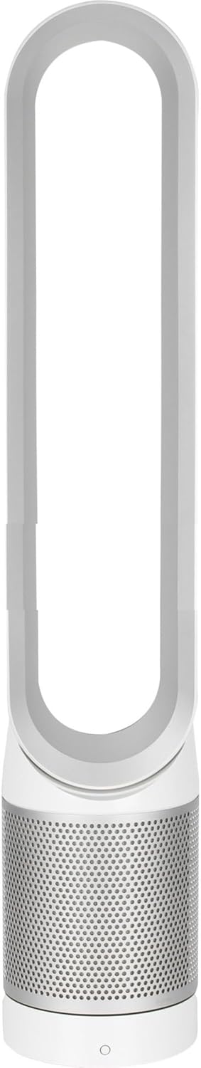 Dyson TP00 Pure Cool 2-in-1 Antraciet/zilver, stille ventilator & luchtreiniger, geschikt voor slaapkamer, mensen met allergien, rookruimtes, luchtfiltert 99,5% van stof, pollen, geurtjes, incl. JUNG reinigingsdoekjes
