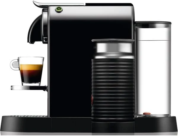DeLonghi Nespresso Citiz EN267.BAE Coffee Maker with Capsules, Special Extraction System, 1710 W, 1 L, Plastic, Black