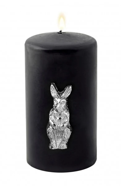 Rabbit Silver Candle Pins, Set of 4