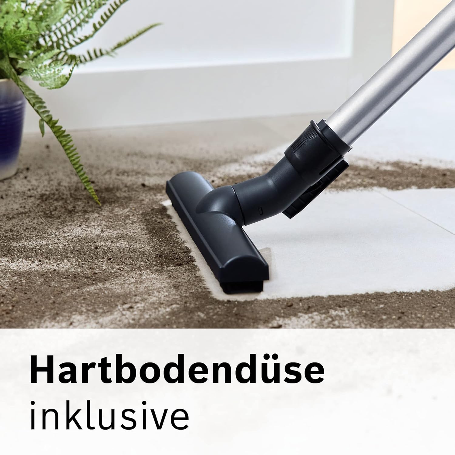 Bosch Staubsauger beutellos Serie 6 BGC41X36, Bodenstaubsauger, ideal für Allergiker, Hygiene-Filter, Bodendüse für Parkett, Teppich, Fliesen, Starke Saugleistung, leise, 700 W, blau