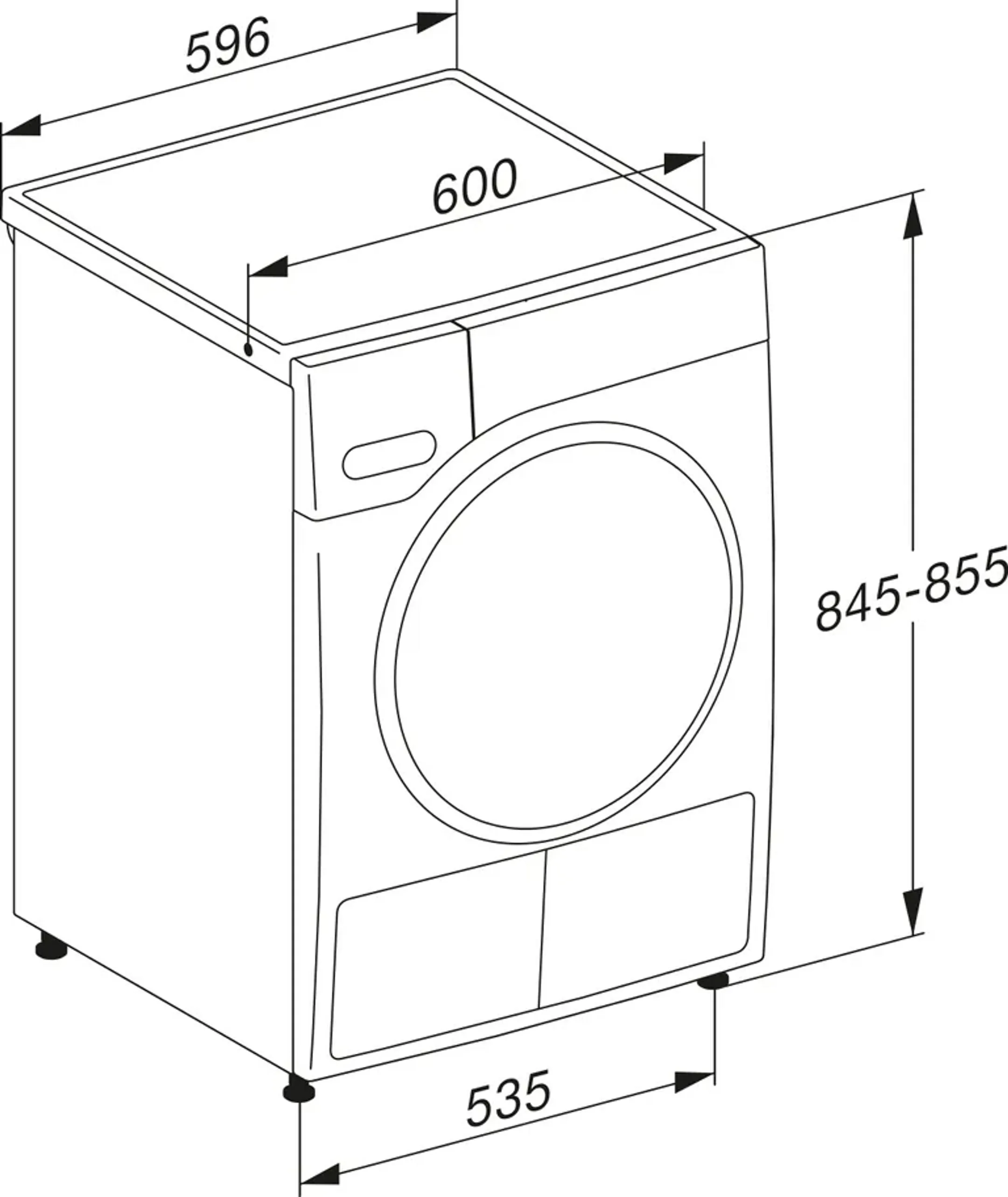 Miele Bundel - Wasmachine WWE380 WCS QuickPowerWash + Droogkast TWD 640 WP EcoSpeed