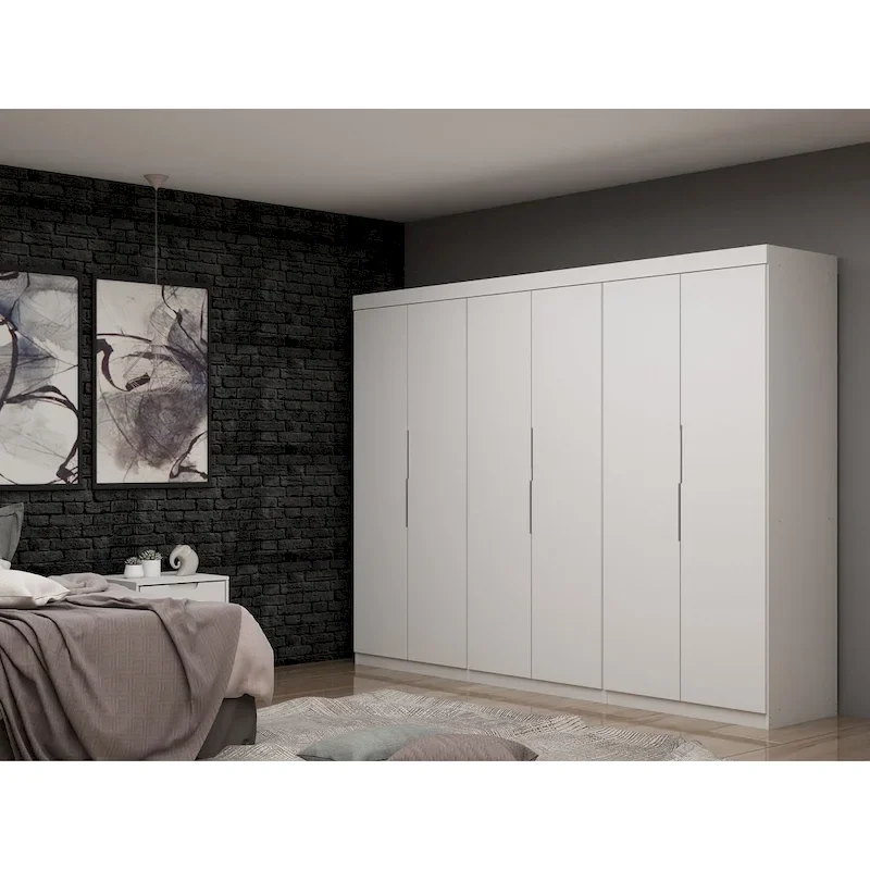 Mulberry 2.0 Modern 3 Sectional 6 Drawer Wardrobe Closet Set of 3