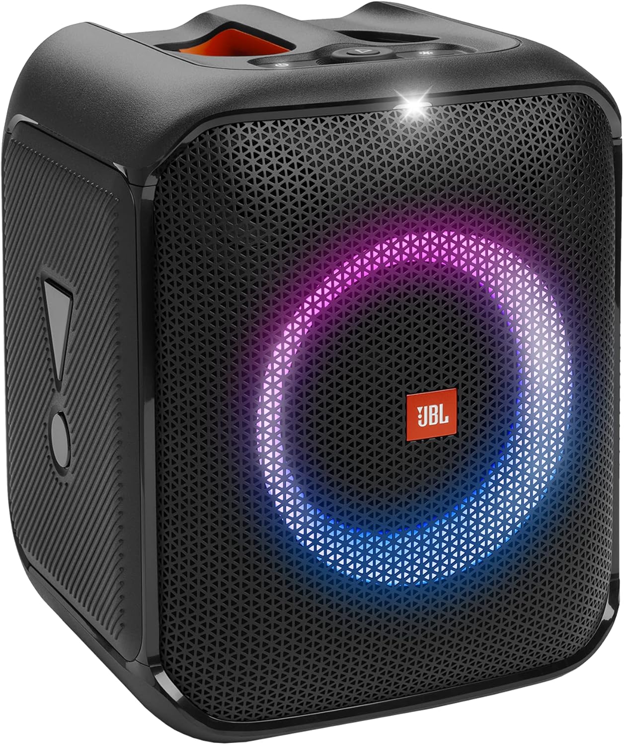 JBL PartyBox Encore – Altoparlante portatile per feste da interno e da esterno – Con luci integrate, design IPX4 e bassi profondi – 10 ore di autonomia – Nero