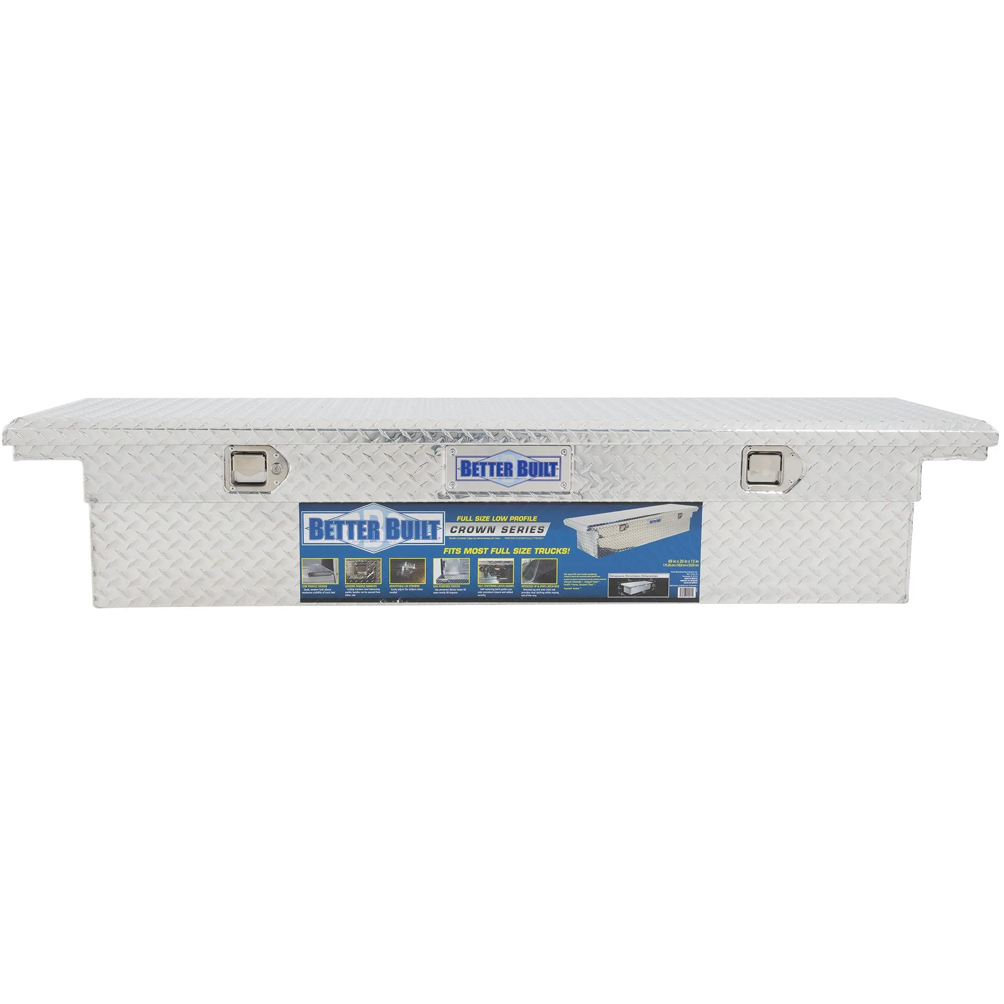 Better Built 70 Crown Series Low Profile Crossover Truck Tool Box