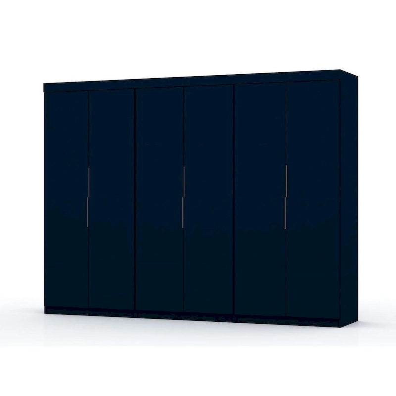 Mulberry 2.0 Modern 3 Sectional 6 Drawer Wardrobe Closet Set of 3