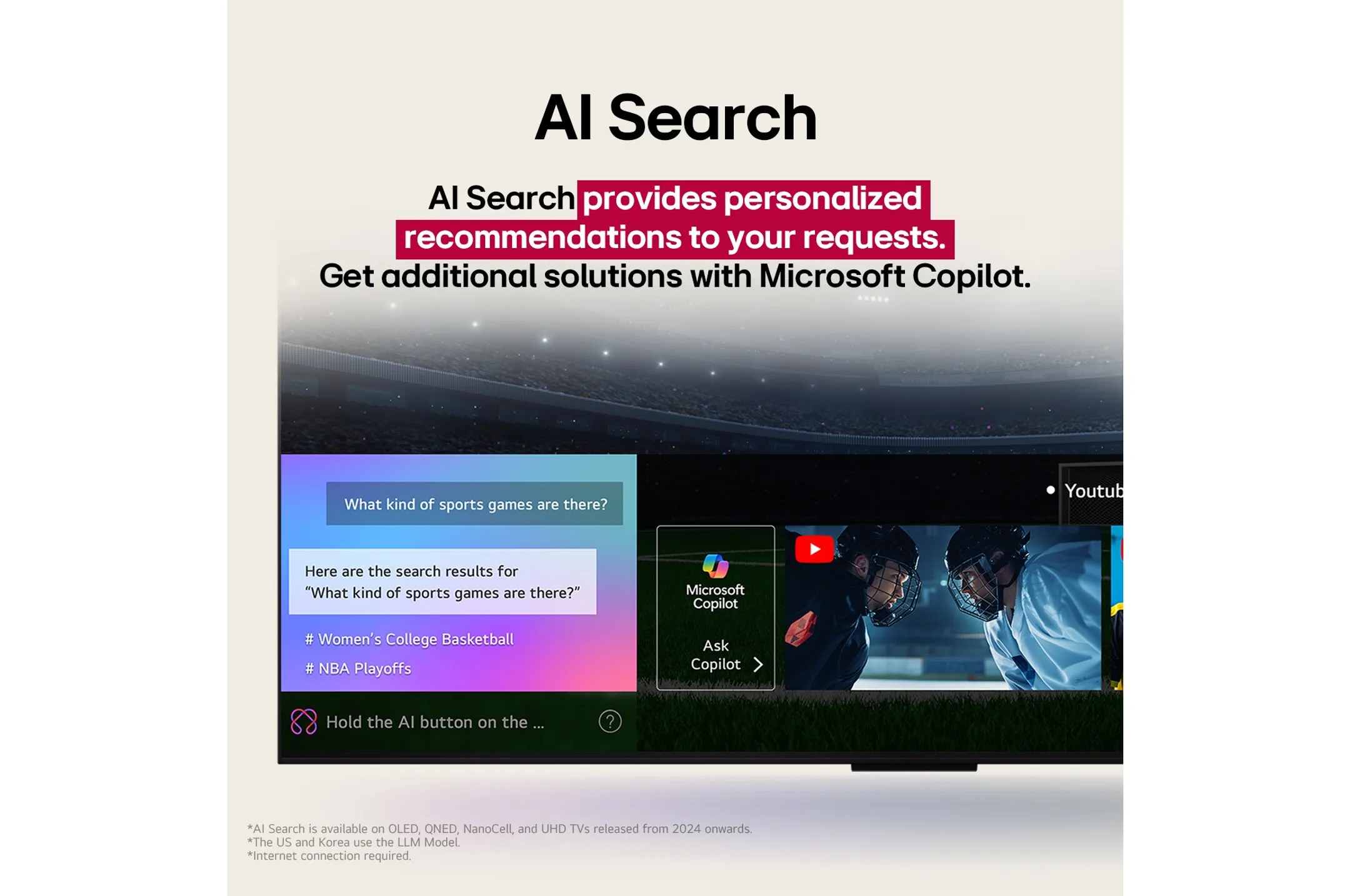 LG QNED AI 4K TV 50QNED82A6B (2025) - 50 inch