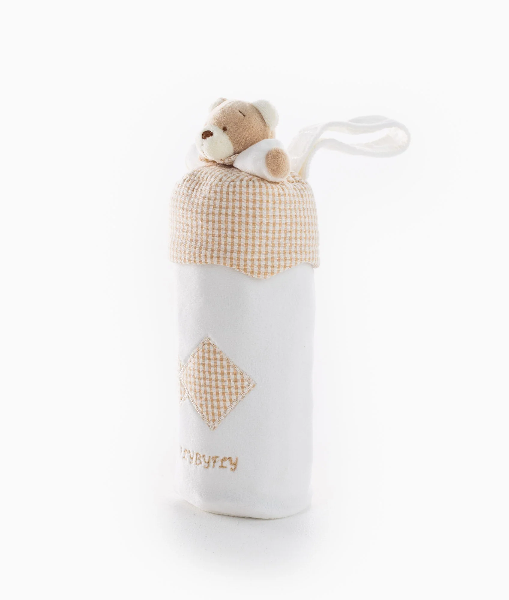 Insulated Baby Bottle Case | White & Beige