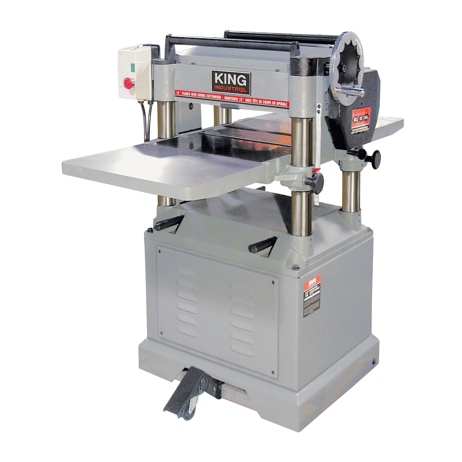 King Canada KC-390FX  ~  Planer 15 Inch Spiral Cutterhead 15 Amp. 220V