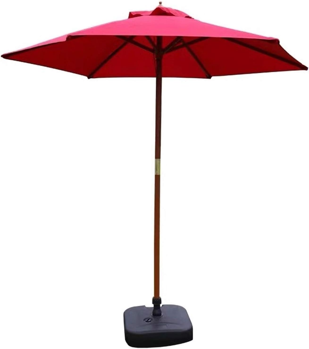 Gartenschirme für den Außenbereich, Sonnenschirme, 7 Fuß, Patio, runder Tischschirm, Marktschirm für den Außenbereich, 70% UV-beständiges Polyestergewebe und Halterung aus massivem Holz good