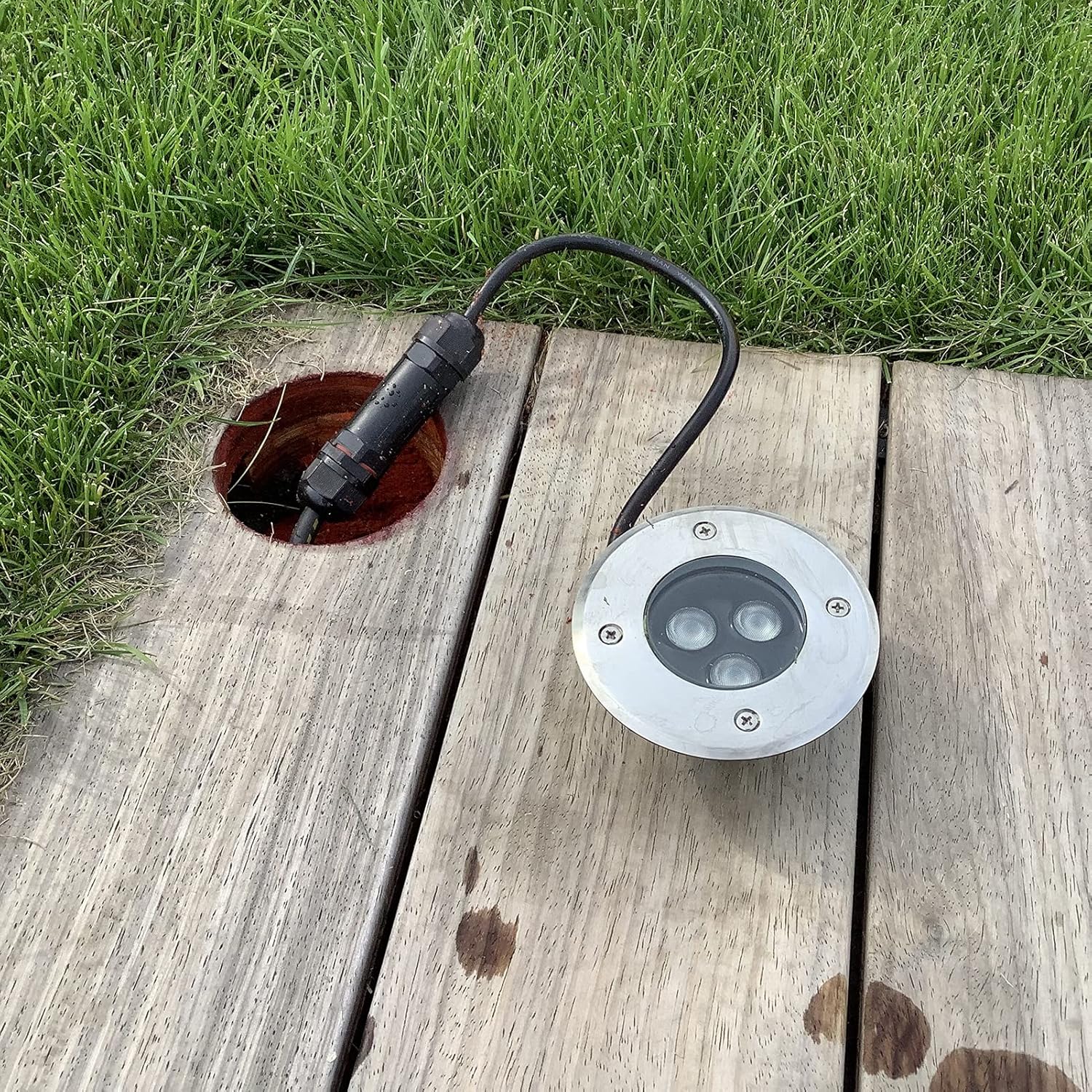 Wasserdichte LED-Deckleuchten für den Außenbereich, Garten, Terrasse und Innenhof, energieeffizient mit einfacher Installation