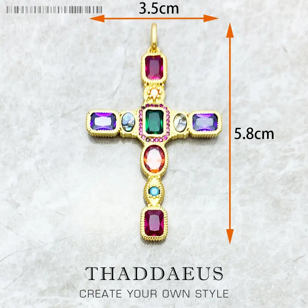 Majestic Cross Pendant | Sterling Silver Necklace Charm | Gift For Her